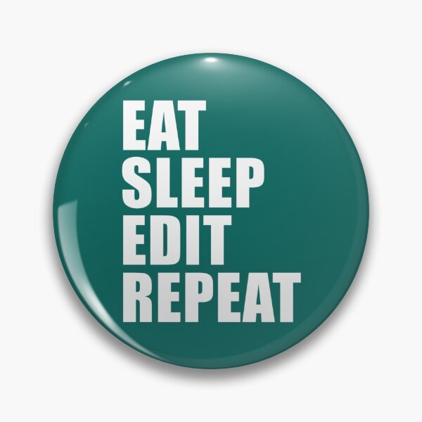 Item preview, Eat Sleep Edit Repeat T Shirt Film Student Maker Editor You Video Tube Vlog Vlogger designed and sold by quanpho.
