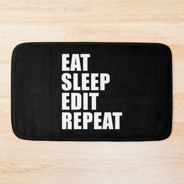 Item preview, Eat Sleep Edit Repeat T Shirt Film Student Maker Editor You Video Tube Vlog Vlogger designed and sold by quanpho.