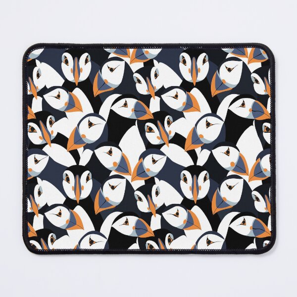 Item preview, Puffins with orange beaks designed and sold by Griffletta.