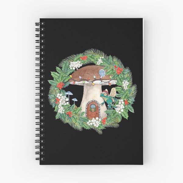 Item preview,  Christmas Frog Fairy Decorating Mushroom designed and sold by speggy.