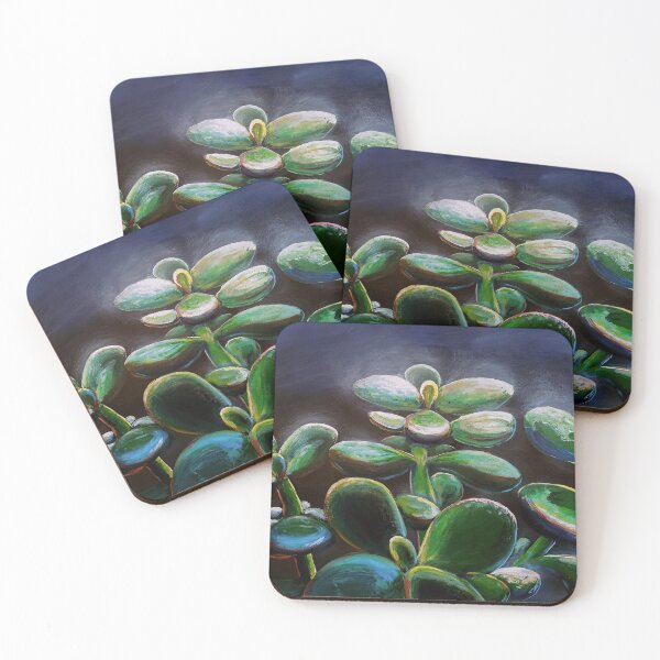 Item preview, Jade Plant Painting - Paletteless designed and sold by Daniel Swain Creations.