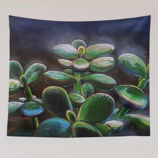 Item preview, Jade Plant Painting - Paletteless designed and sold by Daniel Swain Creations.