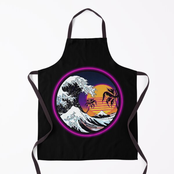 Item preview, Great Wave 80s Vaporwave Aesthetic designed and sold by ind3finite.