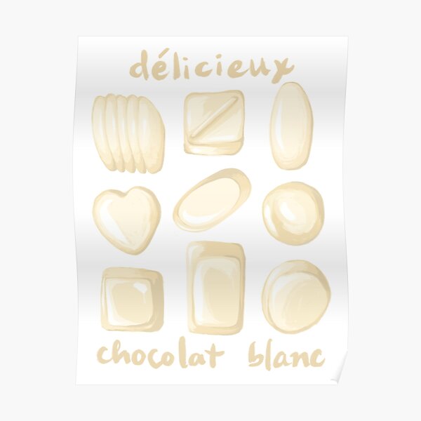 Fausta Chocolat Vintage confectionery Poster reproduction.