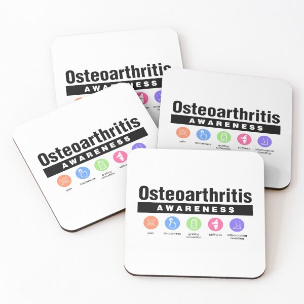 Artikelvorschau, Arthrose - Symptome des Bewusstseins für Behinderungen entworfen und verkauft von Picket Club.
