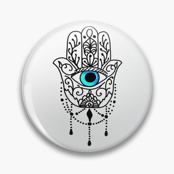 Item preview, Hamsa Hand Fatima Evil Eye designed and sold by Rustic Valley Studio.