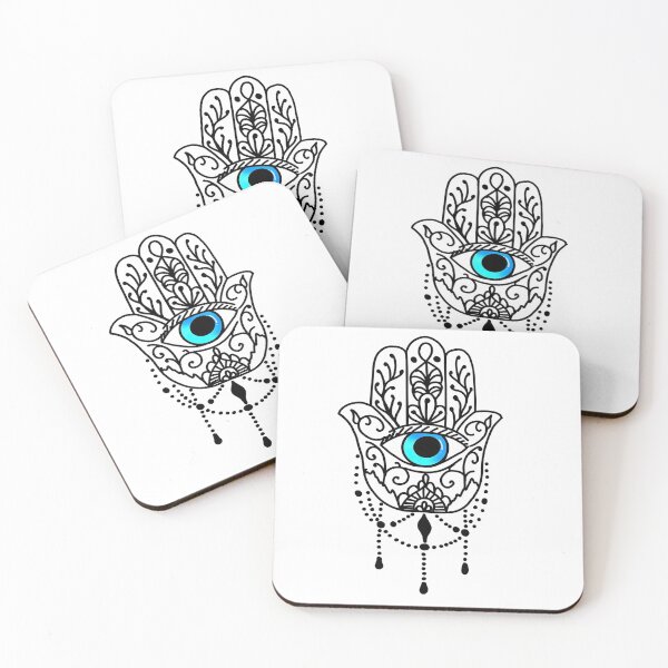 Item preview, Hamsa Hand Fatima Evil Eye designed and sold by Rustic Valley Studio.