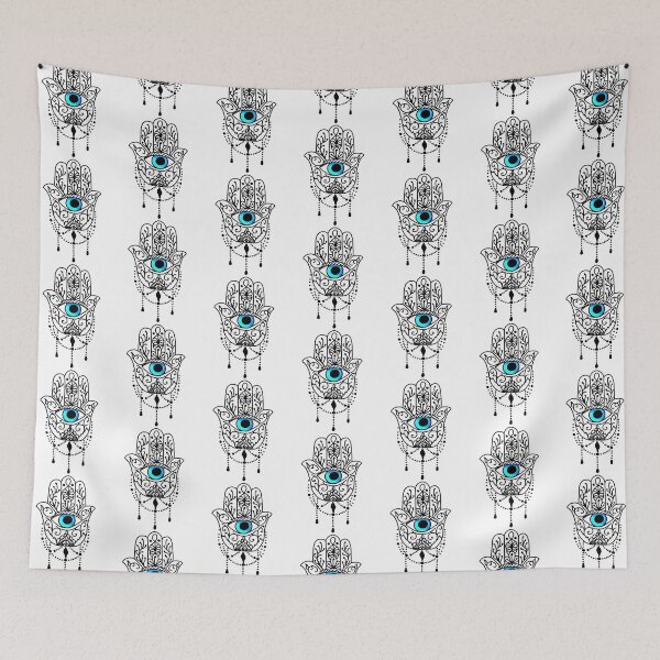 Item preview, Hamsa Hand Fatima Evil Eye designed and sold by Rustic Valley Studio.