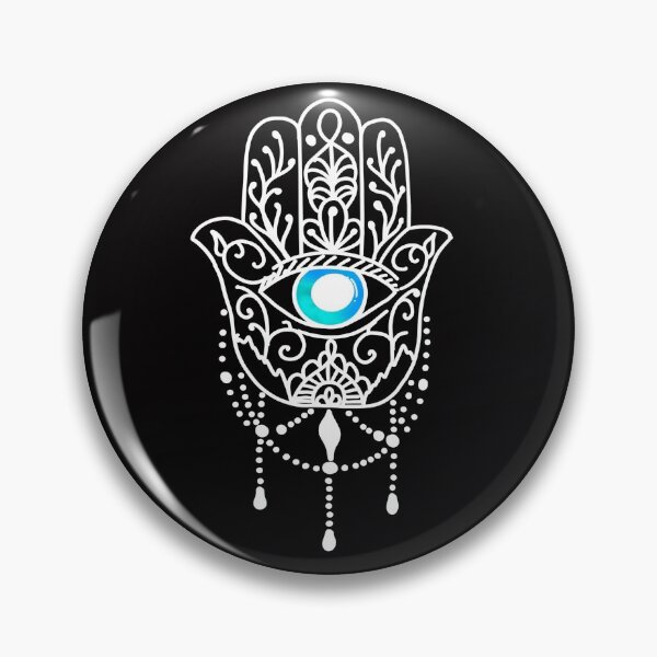 Item preview, Hand of Hamsa evil eye designed and sold by Rustic Valley Studio.