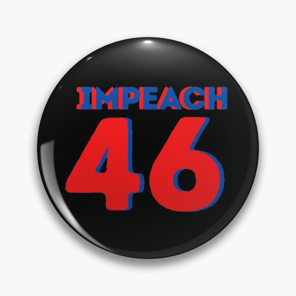 Item preview, Impeach 46 Anti Biden Funny Text Gift Design designed and sold by Sheepherder120.