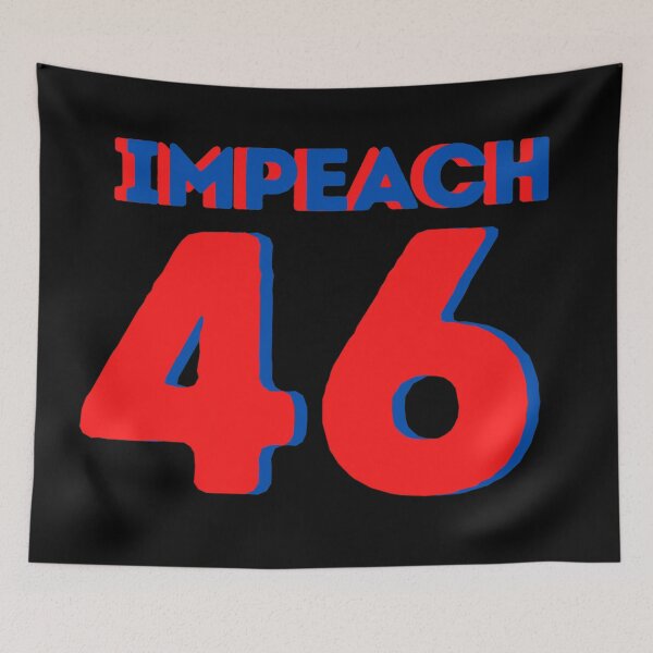 Item preview, Impeach 46 Anti Biden Funny Text Gift Design designed and sold by Sheepherder120.
