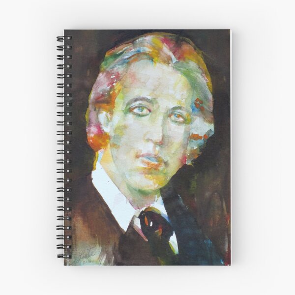 Item preview, OSCAR WILDE - retrato de acuarela.17 designed and sold by lautir.