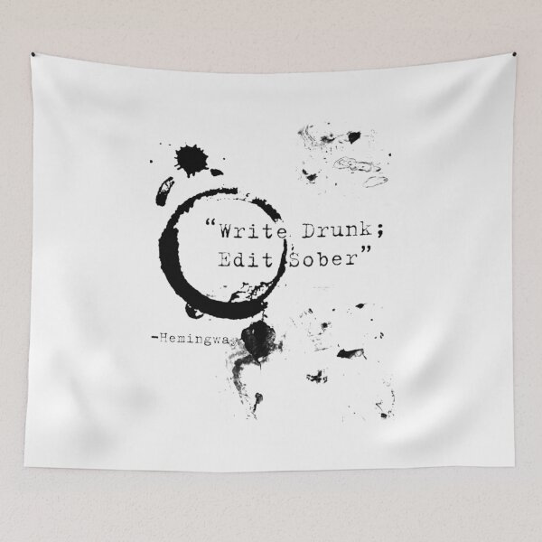 Item preview, Hemingway Writers Quote  designed and sold by quanpho.