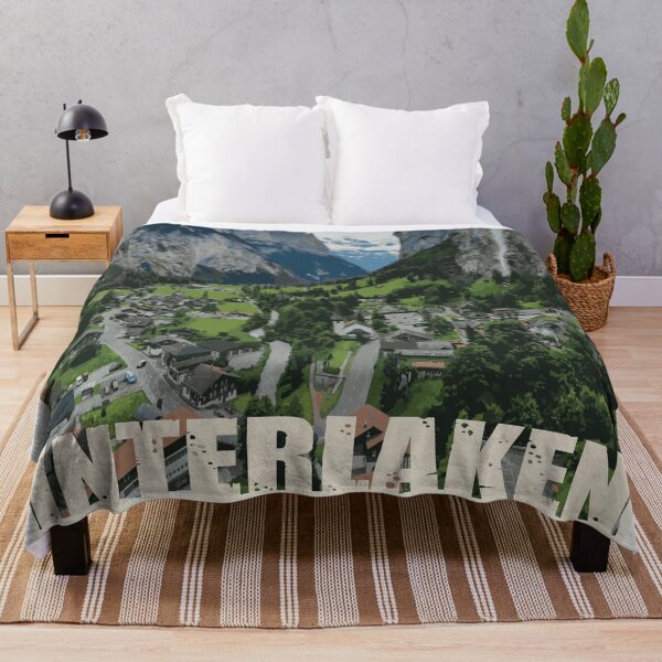 Item preview, Travel to Interlaken Switzerland Vintage designed and sold by HStudioPrints.