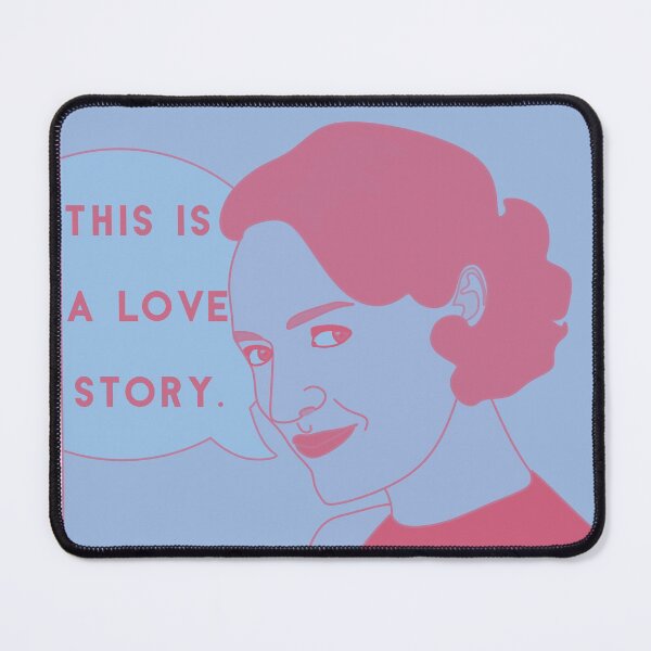 Item preview, Fleabag This is a Love Story Comic Pink Blue Pastel Illustration designed and sold by tremendoustees.