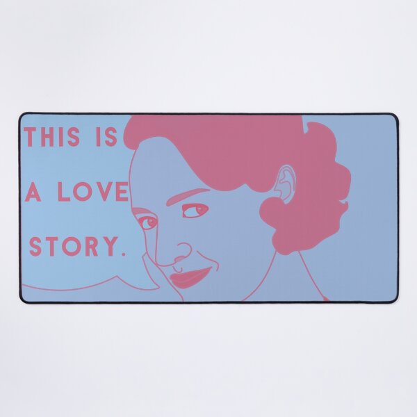 Item preview, Fleabag This is a Love Story Comic Pink Blue Pastel Illustration designed and sold by tremendoustees.