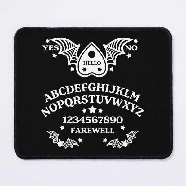 Item preview, Batwing Planchette Spirit Board - White on Black designed and sold by AliceQuinn.