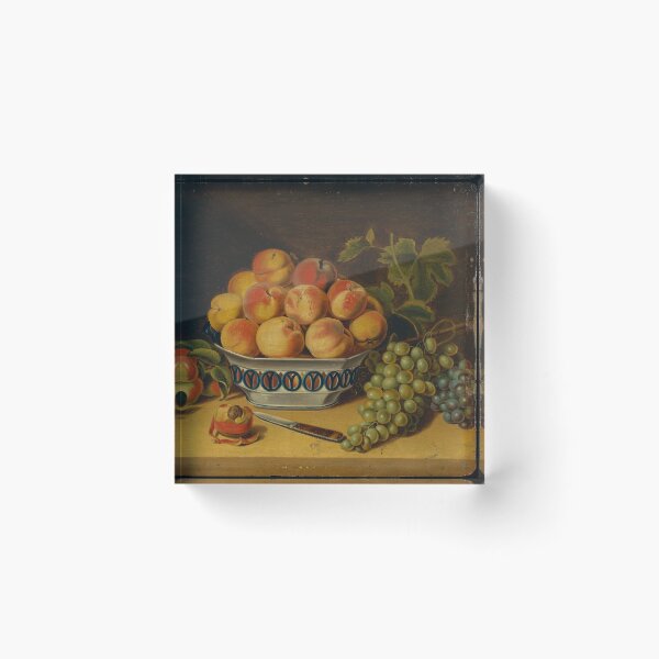Item preview, Still Life - Peaches and Grapes by John A. Woodside  designed and sold by Amanda1775.