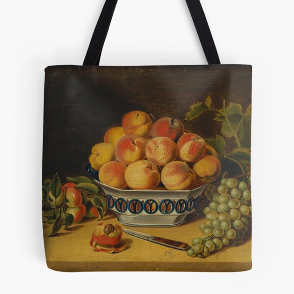 Item preview, Still Life - Peaches and Grapes by John A. Woodside  designed and sold by Amanda1775.