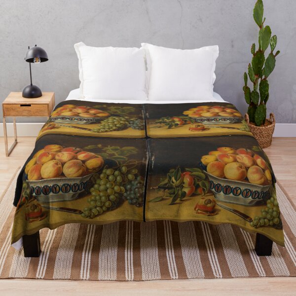 Item preview, Still Life - Peaches and Grapes by John A. Woodside  designed and sold by Amanda1775.