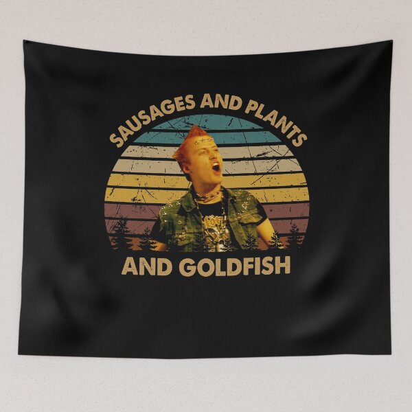 Item preview, Retro Young Design Ones Film - Sausages And Plants And Goldfish designed and sold by ConnieRose6.