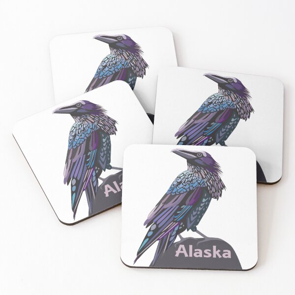 Item preview, Alaska Raven Colorful Bird designed and sold by nadya.