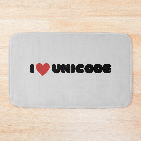 Item preview, I Love Unicode designed and sold by Calakan.