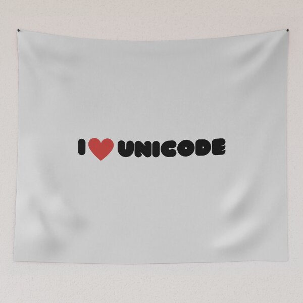 Item preview, I Love Unicode designed and sold by Calakan.