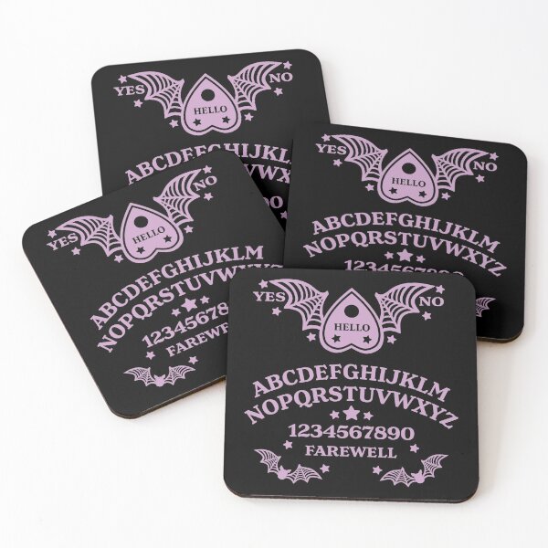 Item preview, Batwing Planchette Spirit Board - Lavender on Black designed and sold by AliceQuinn.