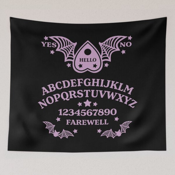 Item preview, Batwing Planchette Spirit Board - Lavender on Black designed and sold by AliceQuinn.