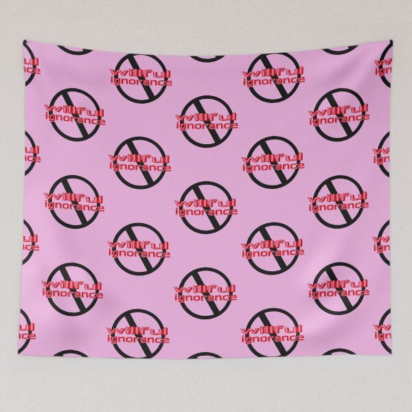 Item preview, Ban Willful Ignorance (pink) designed and sold by PharrisArt.
