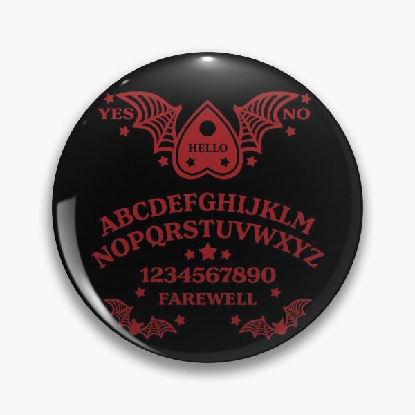 Item preview, Batwing Planchette Spirit Board - Red on Black designed and sold by AliceQuinn.