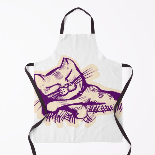 Item preview, Cute cat having a nap in a basket designed and sold by manuelunsui.