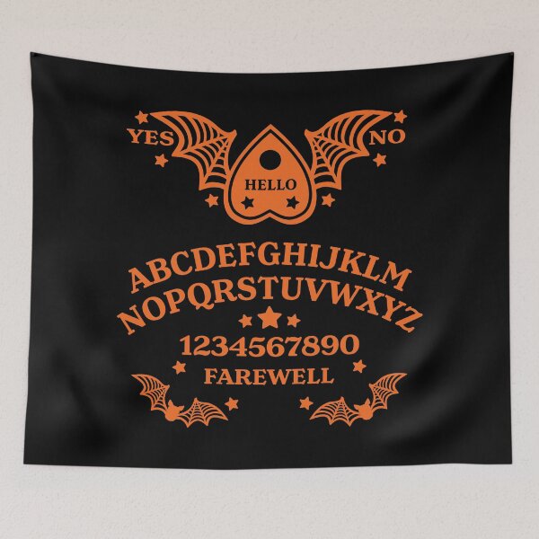Item preview, Copy of Batwing Planchette Spirit Board - Orange on Black designed and sold by AliceQuinn.