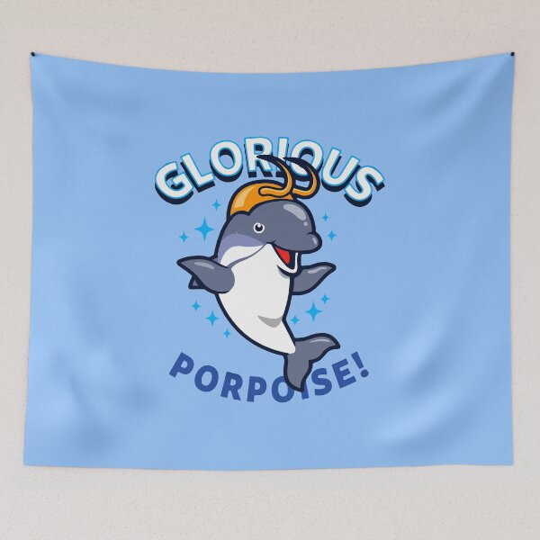 Item preview, Glorious Porpoise Tshirt - Loki Dolphin Tshirt designed and sold by septee.