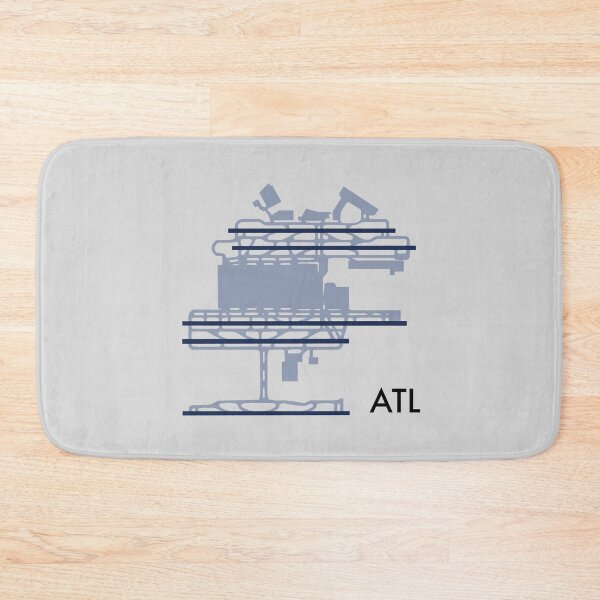 Item preview, Hartsfield-Jackson Atlanta International Airport Map Art designed and sold by CPTVDesign.