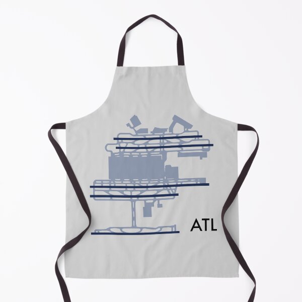 Item preview, Hartsfield-Jackson Atlanta International Airport Map Art designed and sold by CPTVDesign.
