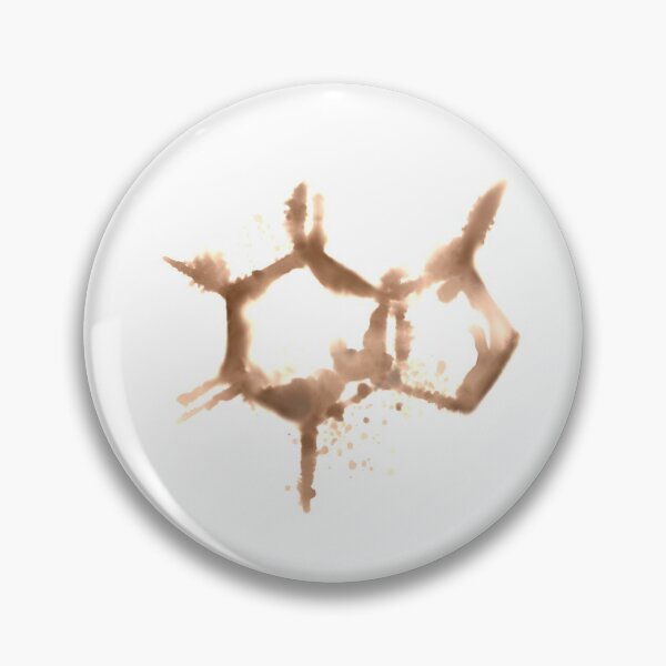 Artikelvorschau, Koffein-Kaffeefleck-Molekül entworfen und verkauft von SDCarlon.