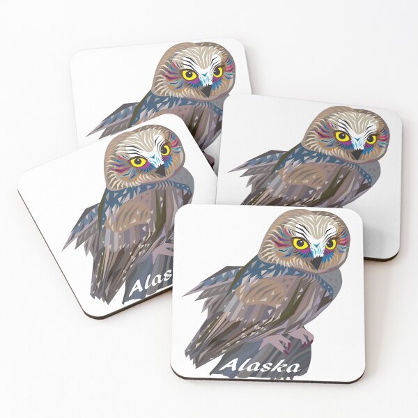 Item preview, Alaska Owl Colorful Bird designed and sold by nadya.