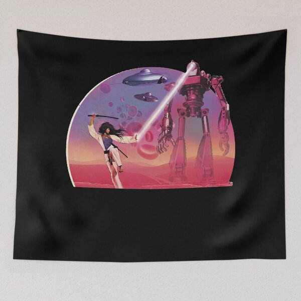 Item preview, The Flaming Lips A Psychedelic Rock Band And Pop  'Yoshimi Battles  Pink Robots' Poster 4 Retro designed and sold by BilFlamingLips.