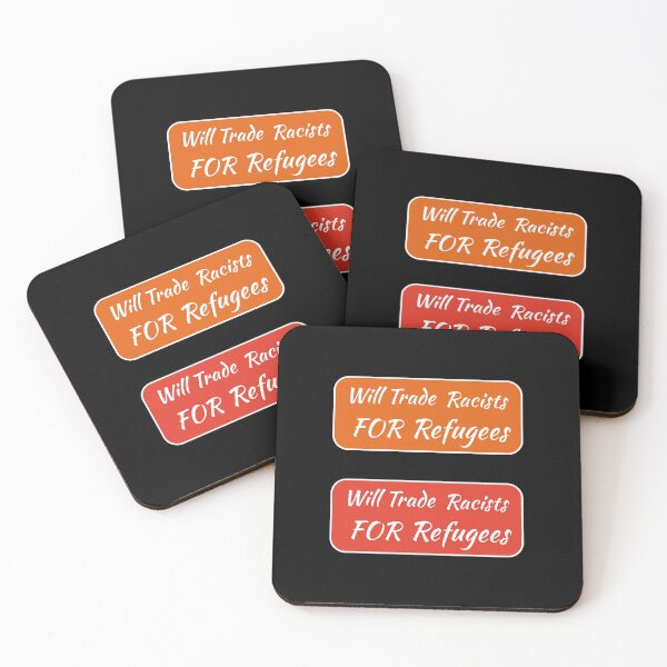 Item preview, will trade racists for refugees pack  designed and sold by thewsmith18.