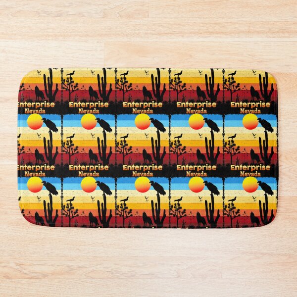 Item preview, Enterprise Nevada NV  Cactus Vulture Coyote Sunset Retro Desert designed and sold by Cuatrocaminos.