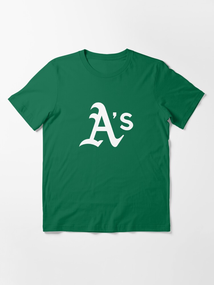 Vintage, Logo 7, Size L, Oakland A's, Long Sleeve T-Shirt