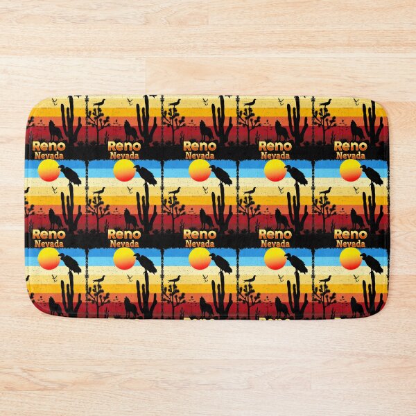 Item preview, Reno Nevada NV  Cactus Vulture Coyote Sunset Retro Desert designed and sold by Cuatrocaminos.