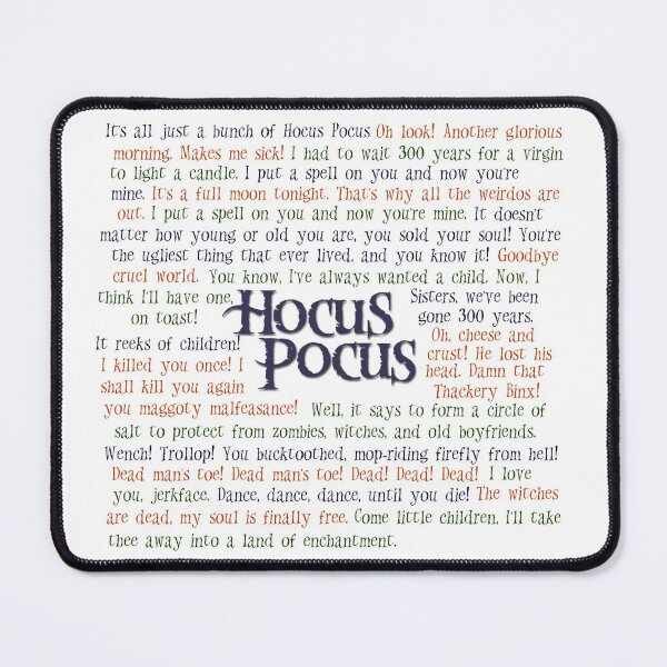 Item preview, Hocus Pocus Quotes designed and sold by GiantSquid1.