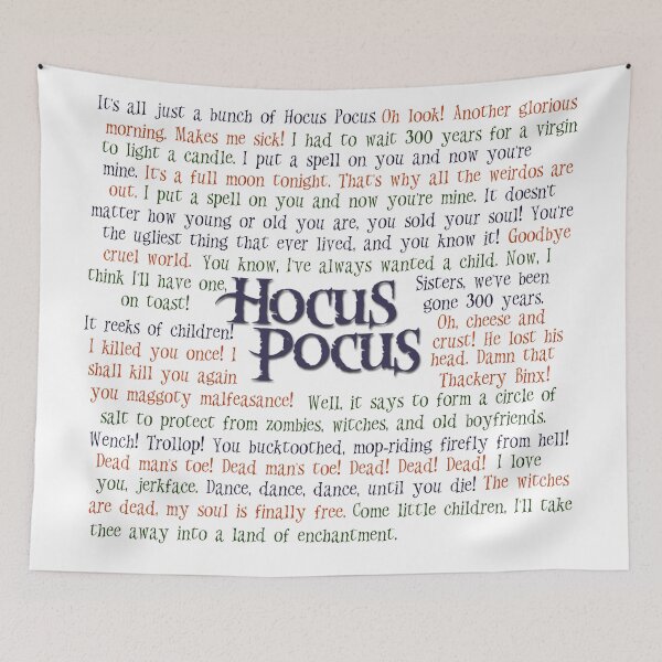 Item preview, Hocus Pocus Quotes designed and sold by GiantSquid1.