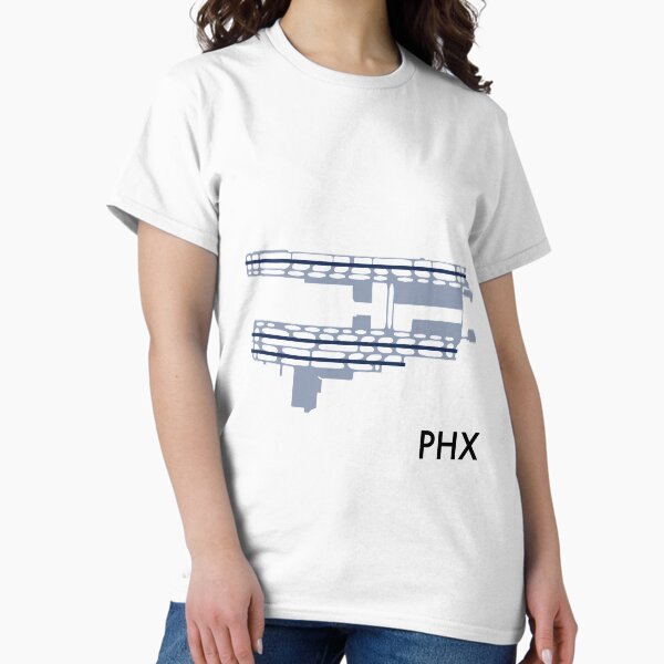 Aperçu de l'œuvre Art de la carte de l'aéroport international de Phoenix Sky Harbor créée et vendue par CPTVDesign.