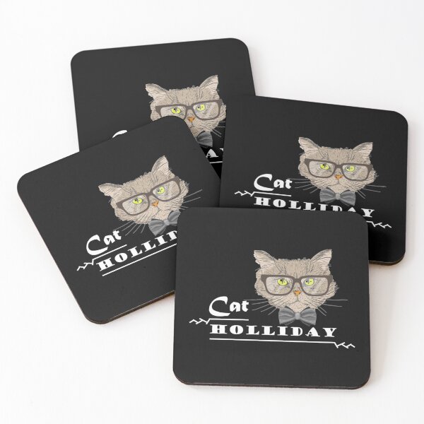 Item preview, cat holliday and Cat Wearing glasses Gift Crappy Design Gift for Mom Wife and friend or girlfriend o                     designed and sold by orchidshirtss.