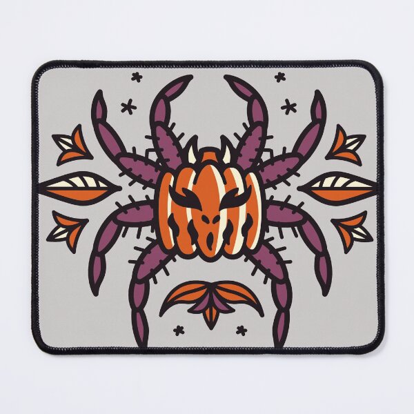 Item preview, Halloween Tarantula with Jack-o-Lantern Illustration designed and sold by SLAG-Creative.