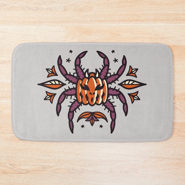 Item preview, Halloween Tarantula with Jack-o-Lantern Illustration designed and sold by SLAG-Creative.